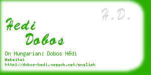 hedi dobos business card