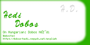 hedi dobos business card